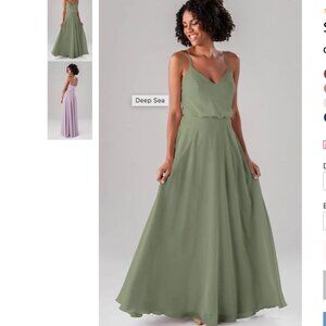 Kennedy Blue Dress in Moss Size 4